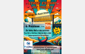 CAMP ESTIVAL VOLLEY BALL 2026 RAZISSE