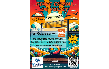 CAMP ESTIVAL VOLLEY BALL 2026 RAZISSE